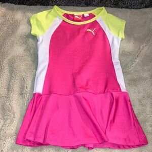 🔹4 for $30 Puma Kids Colorblock Ruffle Dress, size 3T